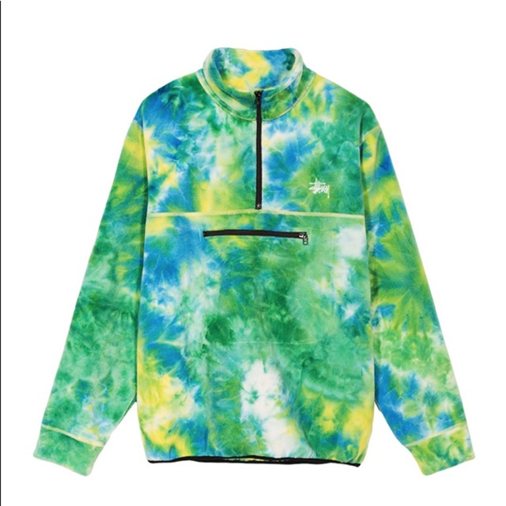 Stussy tie dye zip up
